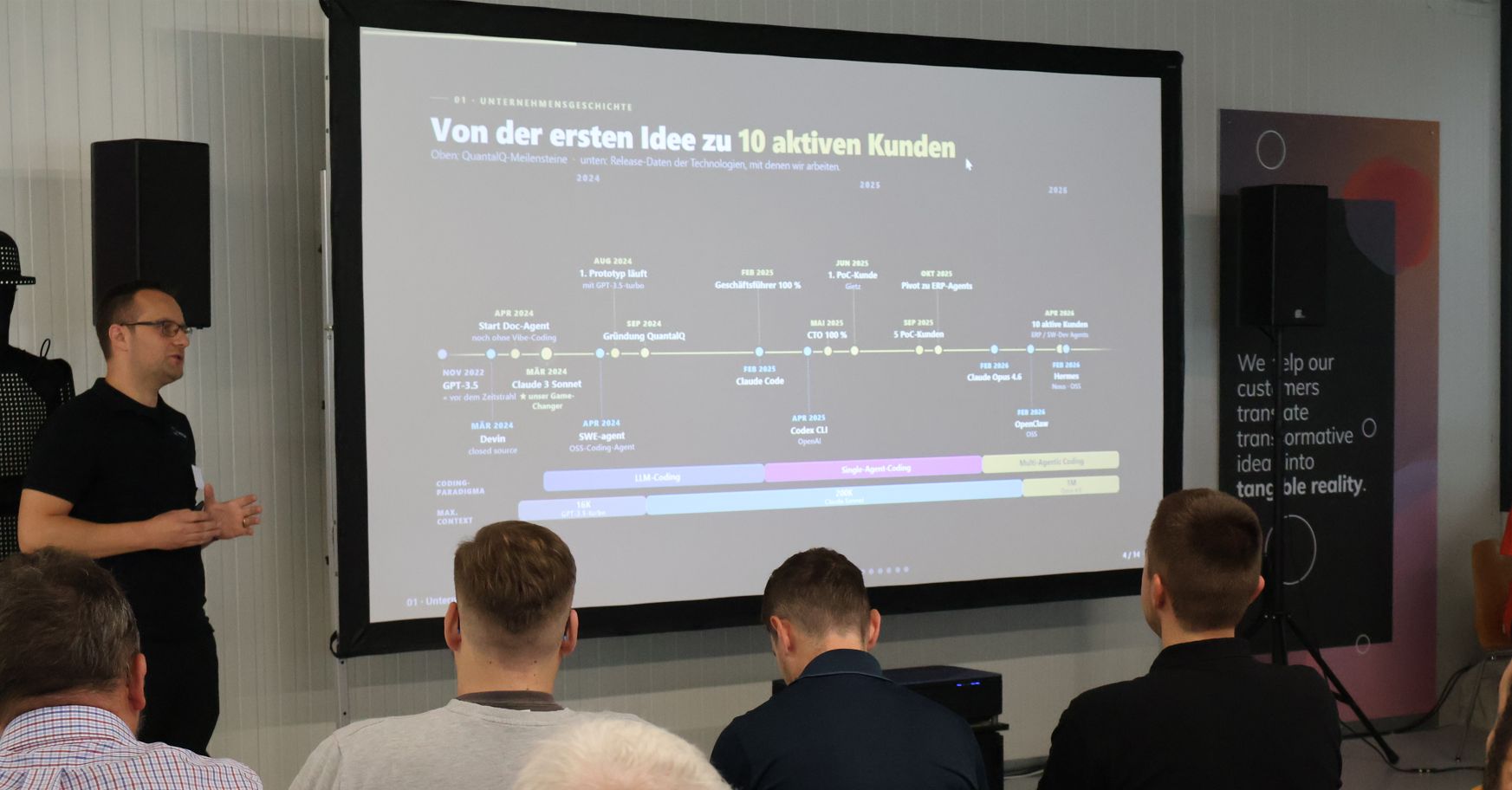 Von MCP zu A2A: Wir waren auf der Bühne beim Variosystems Incubator Day